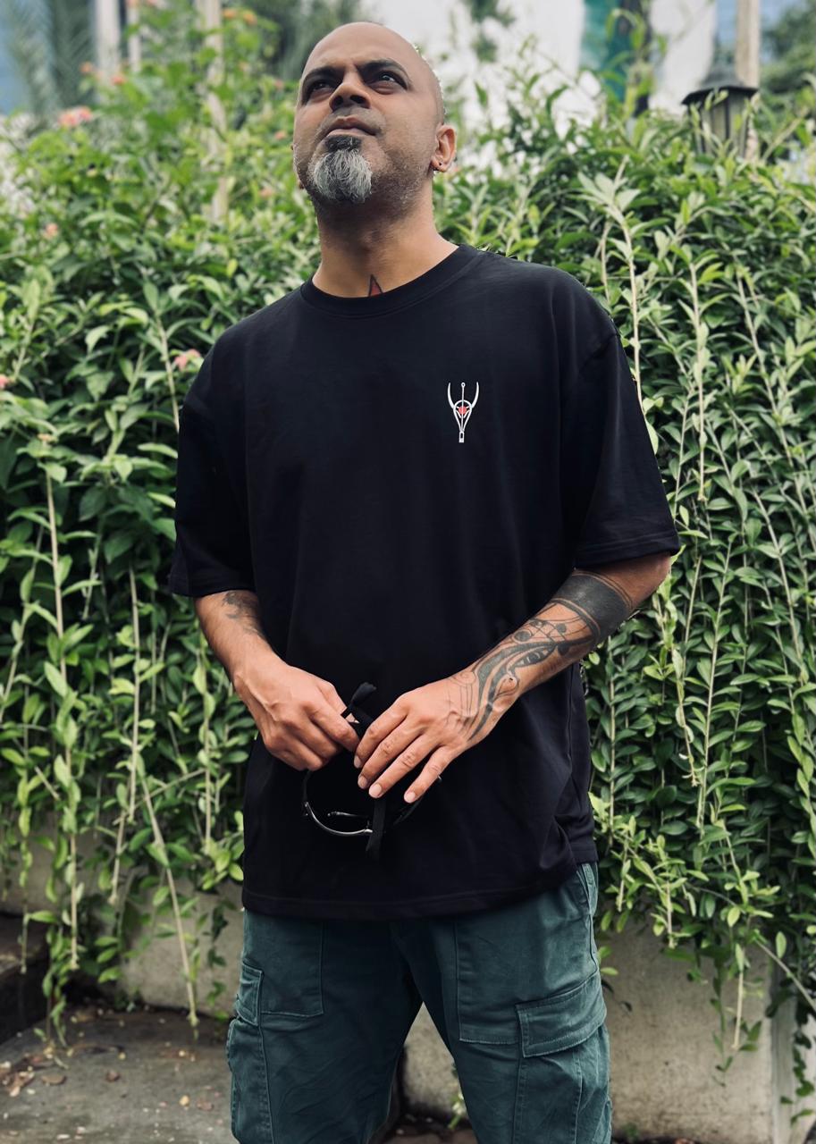 Shiva Linework Tee front logo view